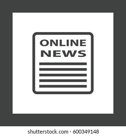 News Icon Vector flat design style