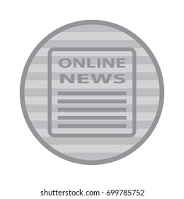 News Icon Vector flat design style