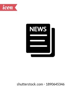Icono de NOTICIAS. Ilustración del vector EPS 10.