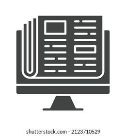 News icon vector image. Can also be used for Physical Fitness. Suitable for mobile apps, web apps and print media.