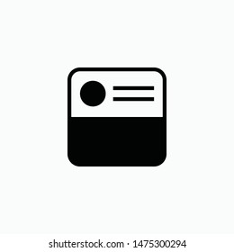 news icon vector isolated sign symbol