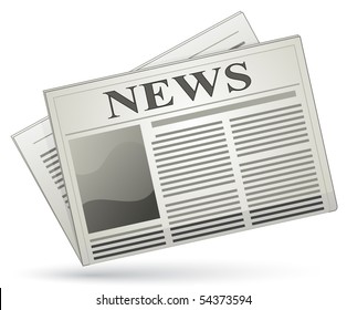 News Icon Vector Newspaper Icon Stock Vector Royalty Free