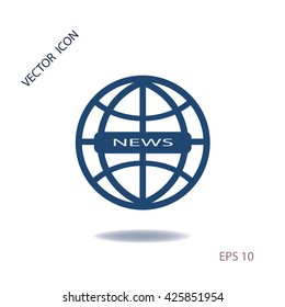 News icon, web design element
