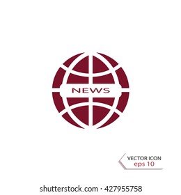 News icon, web design element