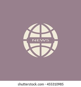 News icon, web design element