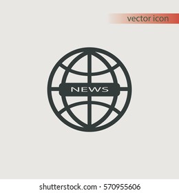 News icon, web design element