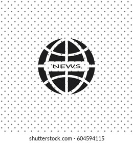News icon, web design element