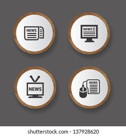 News icons,vector