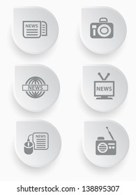 news icons,vector