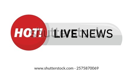 News Informational Message Vector - 09