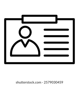 News Journal  Outline Icon Element For Design