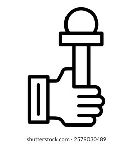 News Journal  Outline Icon Element For Design