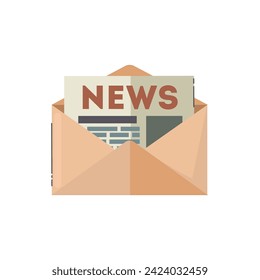 News letter icon clipart avatar logotype isolated vector illustration