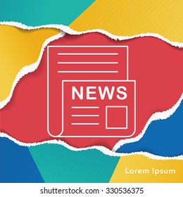 news line icon