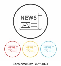 news line icon