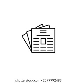 News line icon illustration vector icons
