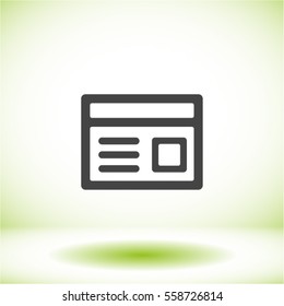 news .line vector icon