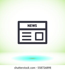 news .line vector icon