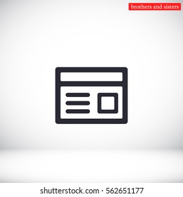 news .line vector icon