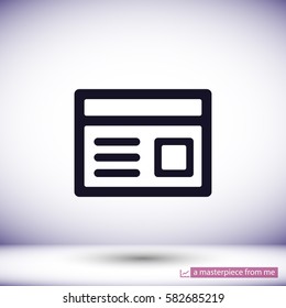 news .line vector icon