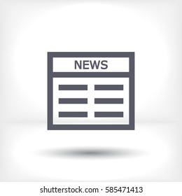 news .line vector icon