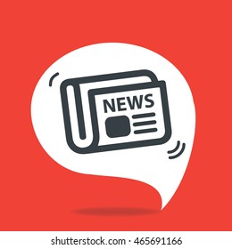 News Logo Icon Design Template Elements