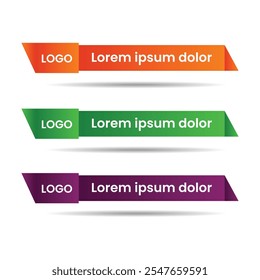 News Lower third banner template design Vector of illustration