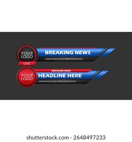 Noticias Iconos y gráficos del tercer Arte vectorial inferior