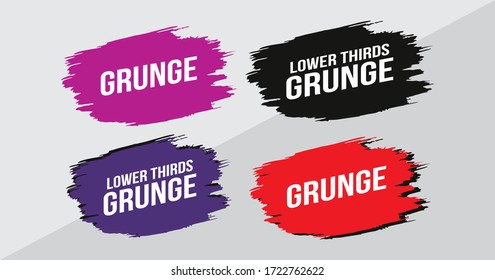 News Lower Thirds Pack Vector. Streaming Video News Sign. Breaking, Sport News. Interface Sign. Isolated Illustration