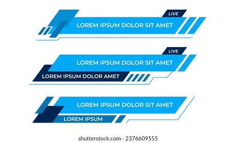 News Lower Thirds Template Pack