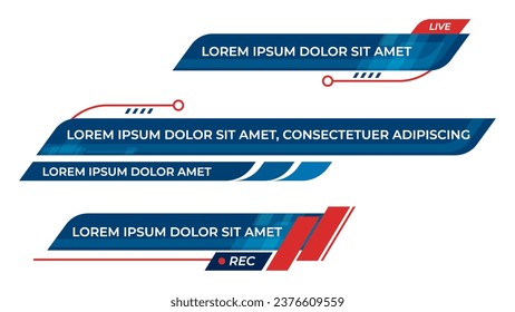 News Lower Thirds Template Pack