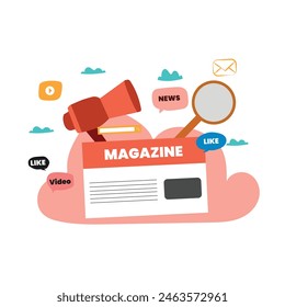 News Magazine website communication broadcast public relations