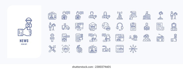 News and media, including icons like Anchor, Announcement, Antenna, Archive, and more