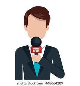 News media isolated icon design, vector illustration graphic.