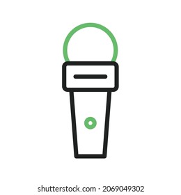 News Mic icon vector image. Can also be used for Physical Fitness. Suitable for mobile apps, web apps and print media.