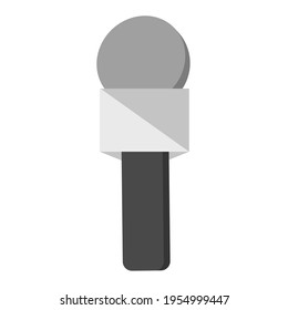 news microphone cartoon vector art