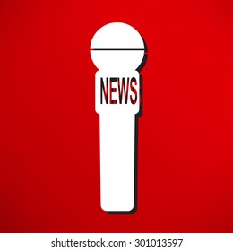 news microphone icon