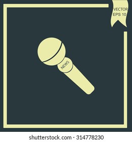 news microphone icon