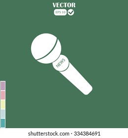 news microphone icon