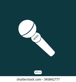 news microphone icon