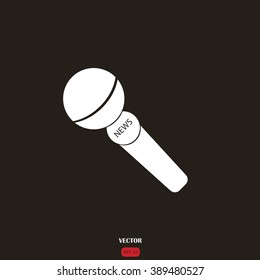 news microphone icon