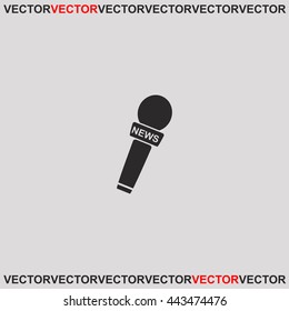 News microphone icon.