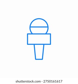 news microphone icon sign vector