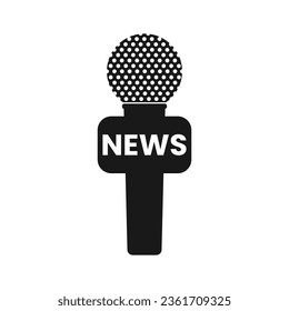 News microphone icon vector eps 10