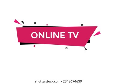 news online tv age, level, sign, speech, bubble  banner,
