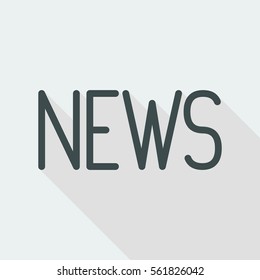 News online - Vector icon for computer website or application