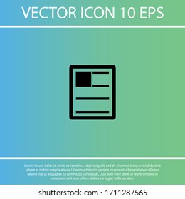 news outline icon isolated on background. news symbol for website design, news mobile app, logo, user interface. Editable stroke. Vector illustration. Eps 10 news