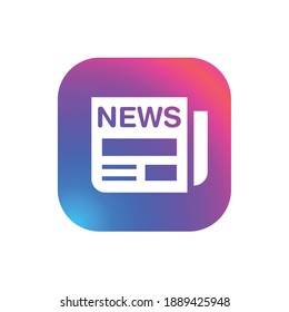 News Paper - App Icon Button