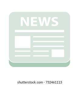 news paper flat icon