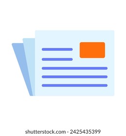 news paper icon design vector template